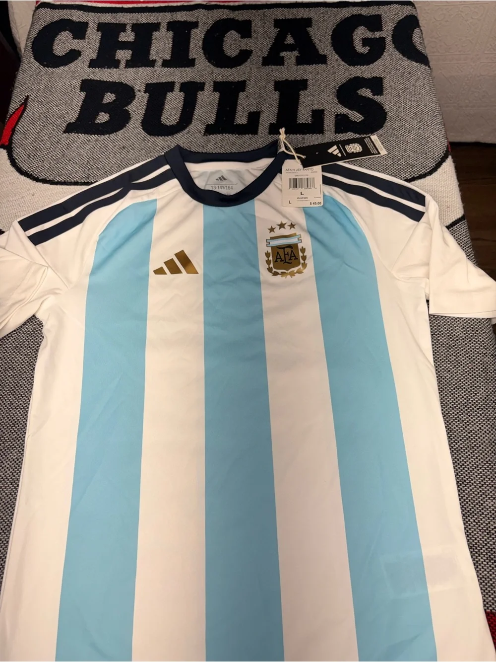 Adidas Argentina national team jersey youth medium-large-xl authentic nwt